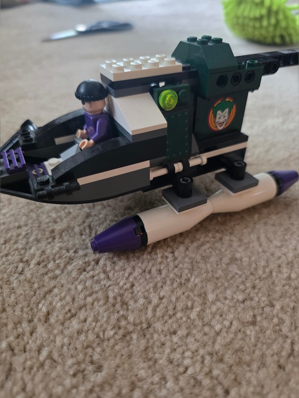 Vintage | Retired LEGO DC | Partial Helicopter With Jokers Henchman Figure.